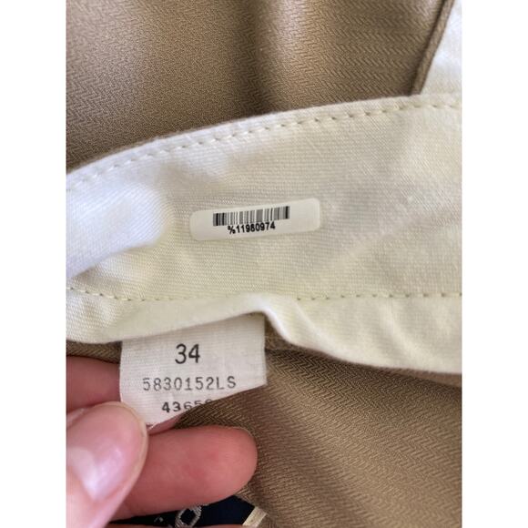 Polo Golf Mens‎ 34 Pleated Golf Fairway Shorts Khaki Dress Casual Chino Shorts - Picture 9 of 9